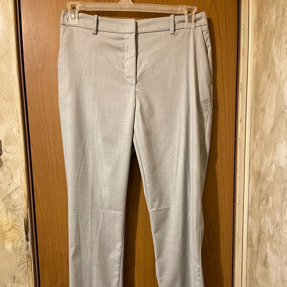 Light gray checkered slacks